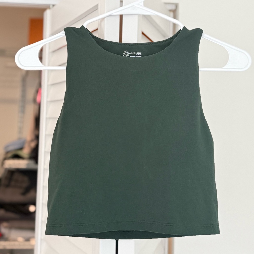 OFFLINE By Aerie Real Me XTRA High Neck Sports Bra